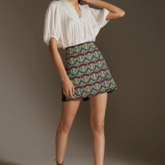 Brand New Anthropologie Mini Skirt - Picture 4 of 10